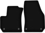 Wielganizator Tappetini Anteriori In Velluto Per Opel Zafira B (2005-2014, Minivan) Neri, Set 2 Pz, Con Fissaggi