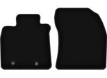 Wielganizator Tappetini Anteriori In Velluto Per Toyota Avensis Iii T27 (2009-2018, Station Wagon, Liftback, Berlina) Neri, Set 2 Pz, Con Fissaggi