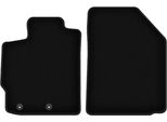 Wielganizator Tappetini Anteriori In Velluto Per Toyota Yaris Ii (2005-2011, Hatchback) Neri, Set 2 Pz, Con Fissaggi
