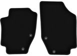 Wielganizator Tappetini Anteriori In Velluto Per Peugeot 307CC (2003-2008, Cabriolet) Neri, Set 2 Pz, Con Fissaggi