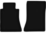 Wielganizator Tappetini Anteriori In Velluto Per Mercedes E W124 (1984-1997, Berlina, Station Wagon) Neri, Set 2 Pz, Con Fissaggi