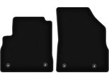 Wielganizator Tappetini Anteriori In Velluto Per Opel Astra K (2015-, Berlina, Hatchback, Station Wagon) Neri, Set 2 Pz, Con Fissaggi