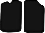 Wielganizator Tappetini Anteriori In Velluto Per Volkswagen Golf I (1974-1983, Hatchback) Neri, Set 2 Pz, Con Fissaggi