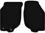 Wielganizator Tappetini Anteriori In Velluto Per Rover 200 (2000-2005, Hatchback) Neri, Set 2 Pz, Con Fissaggi