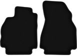 Wielganizator Tappetini Anteriori In Velluto Per Renault Megane Ii (2002-2008, Hatchback) Neri, Set 2 Pz, Con Fissaggi