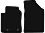 Wielganizator Tappetini Anteriori In Velluto Per Toyota Yaris I (1999-2005, 3 Porte) Neri, Set 2 Pz, Con Fissaggi