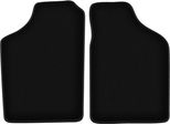 Wielganizator Tappetini Anteriori In Velluto Per Volkswagen Polo Ii (1981-1992, Coupé, Hatchback, Berlina) Neri, Set 2 Pz, Con Fissaggi