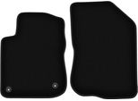 Wielganizator Tappetini Anteriori In Velluto Per Peugeot 2008 I (2013-2019, Crossover) Neri, Set 2 Pz, Con Fissaggi