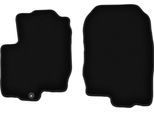 Wielganizator Tappetini Anteriori In Velluto Per Mitsubishi Colt Vi Z30 (2004-2008, Hatchback) Neri, Set 2 Pz, Con Fissaggi