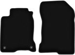 Wielganizator Tappetini Anteriori In Velluto Per Renault Laguna Iii (2007-2015, Coupé) Neri, Set 2 Pz, Con Fissaggi