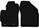 Wielganizator Tappetini Anteriori In Velluto Per Toyota Corolla E14 / E15 (2007-2012, Berlina) Neri, Set 2 Pz, Con Fissaggi