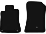 Wielganizator Tappetini Anteriori In Velluto Per Mercedes Sl R129 (1998-2002, Roadster) Neri, Set 2 Pz, Con Fissaggi