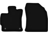 Wielganizator Tappetini Anteriori In Velluto Per Toyota Prius Iii Plus (2011-2015, Hatchback) Neri, Set 2 Pz, Con Fissaggi