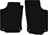 Wielganizator Tappetini Anteriori In Velluto Per Opel Combo C (2001-2011, Furgoncino) Neri, Set 2 Pz, Con Fissaggi