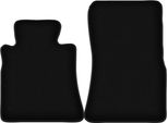 Wielganizator Tappetini Anteriori In Velluto Per Mercedes Se W126 (1979-1991, Berlina) Neri, Set 2 Pz, Con Fissaggi