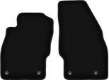 Wielganizator Tappetini Anteriori In Velluto Per Opel Adam (2012-, Hatchback) Neri, Set 2 Pz, Con Fissaggi