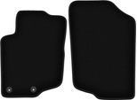Wielganizator Tappetini Anteriori In Velluto Per Peugeot 207CC (2006-2012, Coupé, Cabriolet) Neri, Set 2 Pz, Con Fissaggi