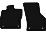 Wielganizator Tappetini Anteriori In Velluto Per Volkswagen Arteon (2017-, Liftback, Shooting Brake) Neri, Set 2 Pz, Con Fissaggi