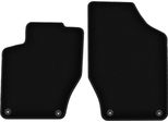 Wielganizator Tappetini Anteriori In Velluto Per Peugeot 308 I (2007-2013, Hatchback, Station Wagon, Sw) Neri, Set 2 Pz, Con Fissaggi