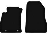 Wielganizator Tappetini Anteriori In Velluto Per Nissan Juke F15 (2010-2017, Crossover) Neri, Set 2 Pz, Con Fissaggi