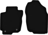 Wielganizator Tappetini Anteriori In Velluto Per Toyota RAV4 Iv (2013-2019, Suv (Non Ibrida)) Neri, Set 2 Pz, Con Fissaggi