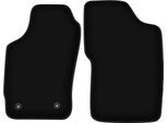 Wielganizator Tappetini Anteriori In Velluto Per Peugeot 306 (1993-2001, Station Wagon, Kombi, Hatchback) Neri, Set 2 Pz, Con Fissaggi