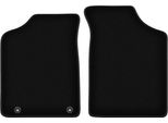 Wielganizator Tappetini Anteriori In Velluto Per Peugeot 106 (1991-2003, Hatchback) Neri, Set 2 Pz, Con Fissaggi