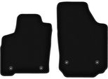 Wielganizator Tappetini Anteriori In Velluto Per Opel Meriva A (2002-2010, Minivan) Neri, Set 2 Pz, Con Fissaggi