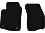 Wielganizator Tappetini Anteriori In Velluto Per Mitsubishi Colt V / Cjo (1996-2003, Hatchback) Neri, Set 2 Pz, Con Fissaggi