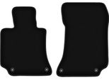 Wielganizator Tappetini Anteriori In Velluto Per Mercedes E W212 (2009-2016, Berlina, Station Wagon, Coupé) Neri, Set 2 Pz, Con Fissaggi