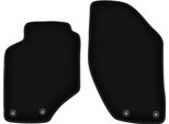 Wielganizator Tappetini Anteriori In Velluto Per Volvo 850 (1991-1996, Station Wagon, Berlina) Neri, Set 2 Pz, Con Fissaggi