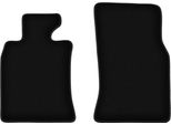 Wielganizator Tappetini Anteriori In Velluto Per Mini Cooper R56 (2006-2013, Hatchback) Neri, Set 2 Pz, Con Fissaggi