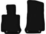 Wielganizator Tappetini Anteriori In Velluto Per Mercedes Glc X253 (2015-, Suv) Neri, Set 2 Pz, Con Fissaggi