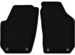 Wielganizator Tappetini Anteriori In Velluto Per Skoda Praktik (2006-2015, Furgoncino) Neri, Set 2 Pz, Con Fissaggi