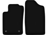 Wielganizator Tappetini Anteriori In Velluto Per Peugeot 405 (1987-1996, Berlina, Kombi, Station Wagon) Neri, Set 2 Pz, Con Fissaggi