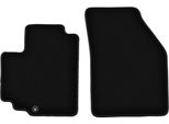 Wielganizator Tappetini Anteriori In Velluto Per Nissan Pixo (2008-2013, Hatchback) Neri, Set 2 Pz, Con Fissaggi