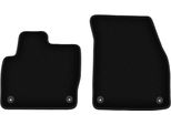 Wielganizator Tappetini Anteriori In Velluto Per Range Rover Evoque (2011-2018, Suv) Neri, Set 2 Pz, Con Fissaggi