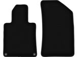 Wielganizator Tappetini Anteriori In Velluto Per Peugeot 508 I (2010-2018, Berlina, Station Wagon, Sw, Rxh) Neri, Set 2 Pz, Con Fissaggi