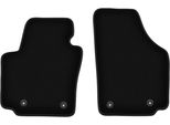 Wielganizator Tappetini Anteriori In Velluto Per Seat Altea Xl (2006-08.2008, Minivan) Neri, Set 2 Pz, Con Fissaggi