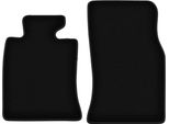 Wielganizator Tappetini Anteriori In Velluto Per Mini Clubman R55 (2006-, Hatchback) Neri, Set 2 Pz, Con Fissaggi