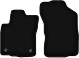 Wielganizator Tappetini Anteriori In Velluto Per Toyota Hilux Viii (2015-, Pickup) Neri, Set 2 Pz, Con Fissaggi