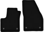 Wielganizator Tappetini Anteriori In Velluto Per Opel Meriva B (2010-2017, Minivan) Neri, Set 2 Pz, Con Fissaggi