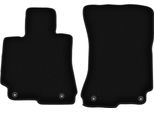 Wielganizator Tappetini Anteriori In Velluto Per Mercedes W221 (2005-2013, Classe S Berlina Corta) Neri, Set 2 Pz, Con Fissaggi