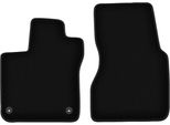Wielganizator Tappetini Anteriori In Velluto Per Smart Forfour Ii (2014-, Hatchback) Neri, Set 2 Pz, Con Fissaggi