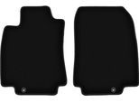 Wielganizator Tappetini Anteriori In Velluto Per Nissan Tiida C11 (2004-2012, Hatchback, Berlina) Neri, Set 2 Pz, Con Fissaggi