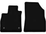 Wielganizator Tappetini Anteriori In Velluto Per Renault Talisman (2015-, Berlina, Grandtour, Kombi) Neri, Set 2 Pz, Con Fissaggi