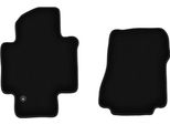 Wielganizator Tappetini Anteriori In Velluto Per Nissan NV200 (2010-, Furgone) Neri, Set 2 Pz, Con Fissaggi