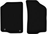 Wielganizator Tappetini Anteriori In Velluto Per Volkswagen Scirocco Ii (1981-1992, Coupé) Neri, Set 2 Pz, Con Fissaggi