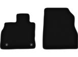 Wielganizator Tappetini Anteriori In Velluto Per Nissan Leaf I (2010-2017, Hatchback) Neri, Set 2 Pz, Con Fissaggi