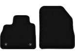Wielganizator Tappetini Anteriori In Velluto Per Renault Espace V (2015-, Minivan) Neri, Set 2 Pz, Con Fissaggi